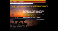 Desktop Screenshot of keystonewaterfowl.com